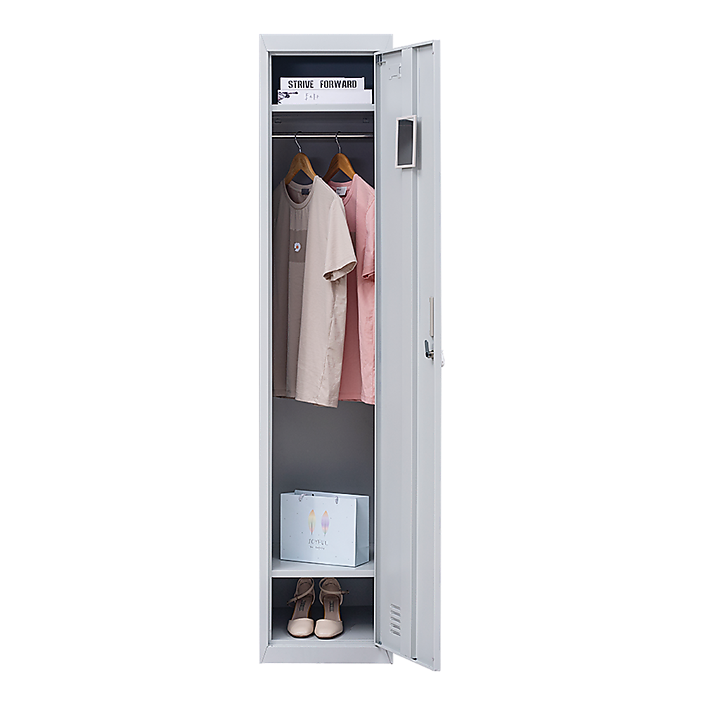 One-Door Office Gym Shed Clothing Locker Cabinet — image 3