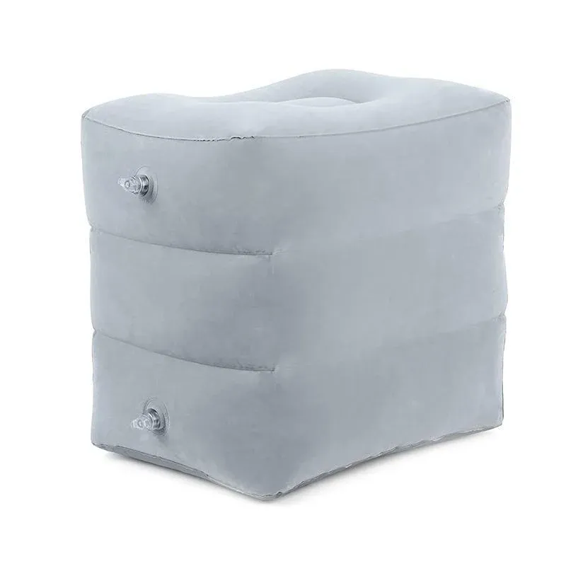 Inflatable Foot Rest Travel Air Pillow Cushion Office Home Leg Footrest Relax β image 2