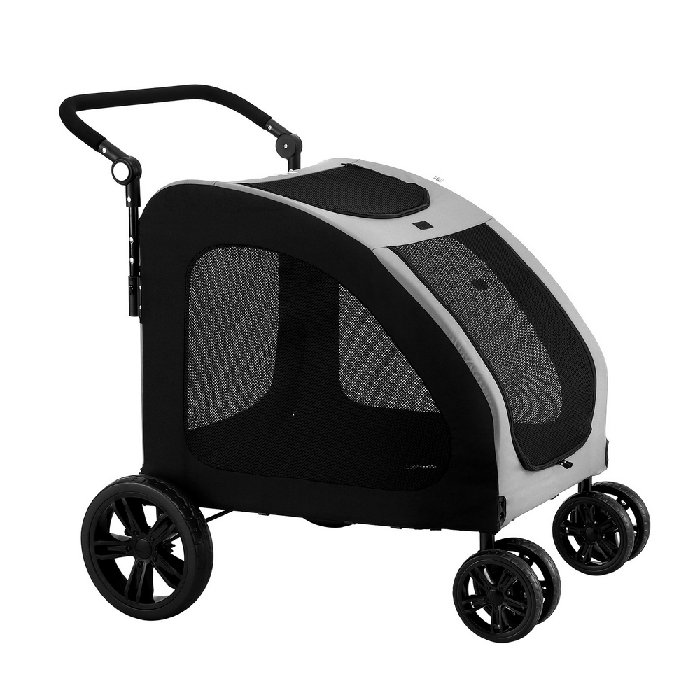 i.Pet Pet Stroller Dog Pram Large Carrier Cat Travel Foldable Strollers 4 Wheels Trolley โ image 2