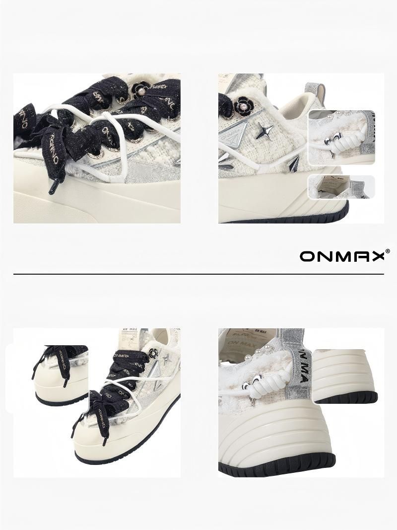 Camellia Platform Sneakers Chunky Canvas Shoes Unisex High-Top Sneakers Height - Camellia - Size 11(AU11/EU44) — image 5