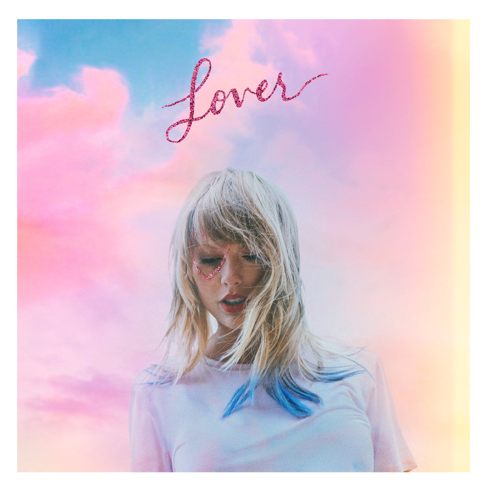 Crosley Record Storage Crate & Taylor Swift Lover 2P Vinyl Album Bundle — image 2