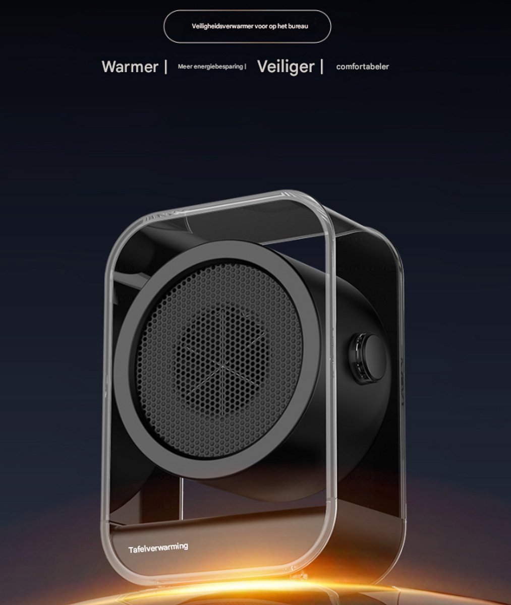 Electric Heater - Portable Electric Heater - Table Heater - Small Household Heater - Portable Fast Heating Electric Heater for the Office - 2 Temperature โ image 3