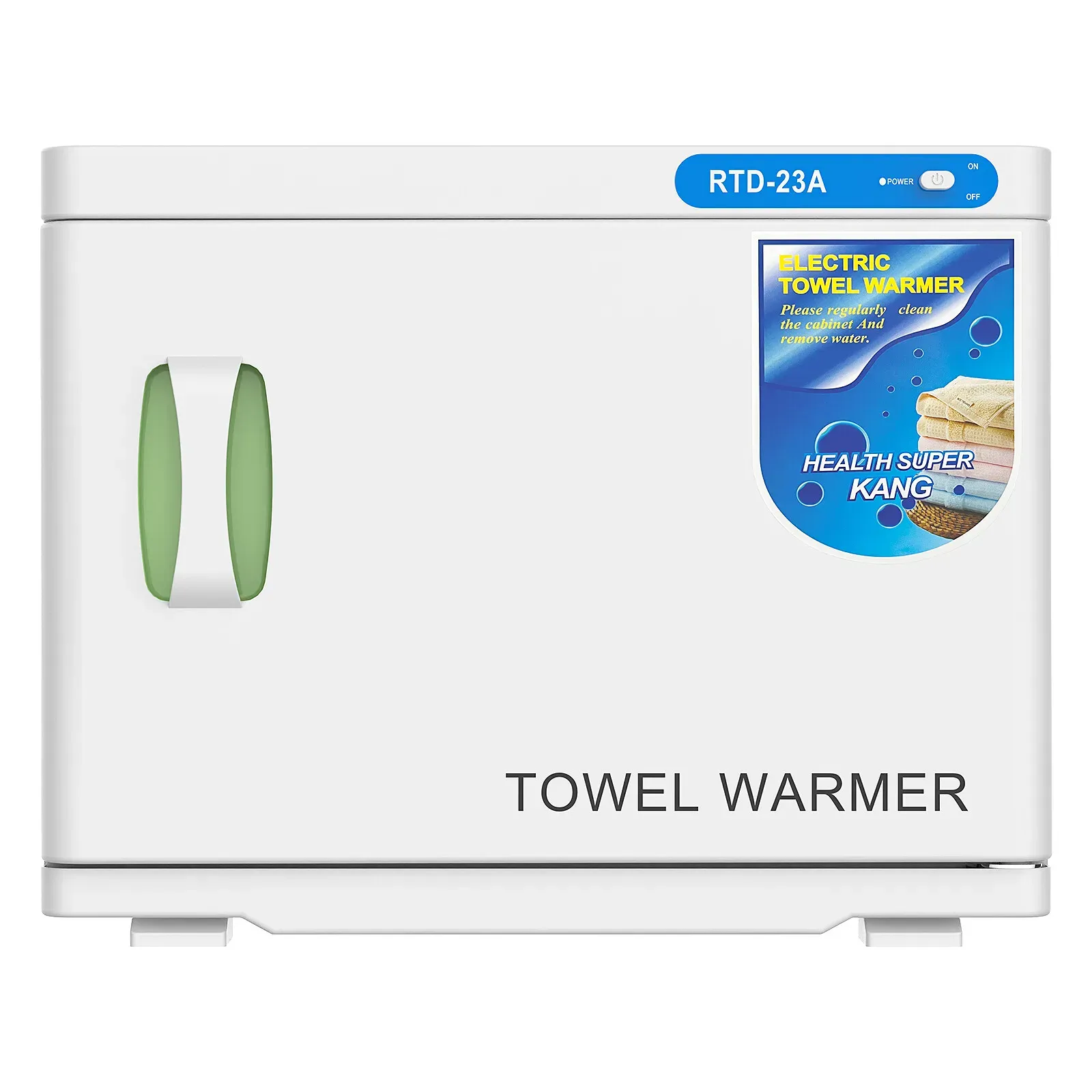 White 16L Black Hot Towel Warmer UV Sterilizer Cabinet for Salon and Home Use — image 4
