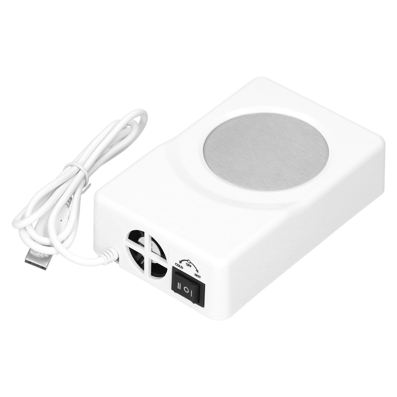 USB Heating Cooling Coaster Portable Cup Warmer Refrigeration Pad for Home Office Car Use — image 4