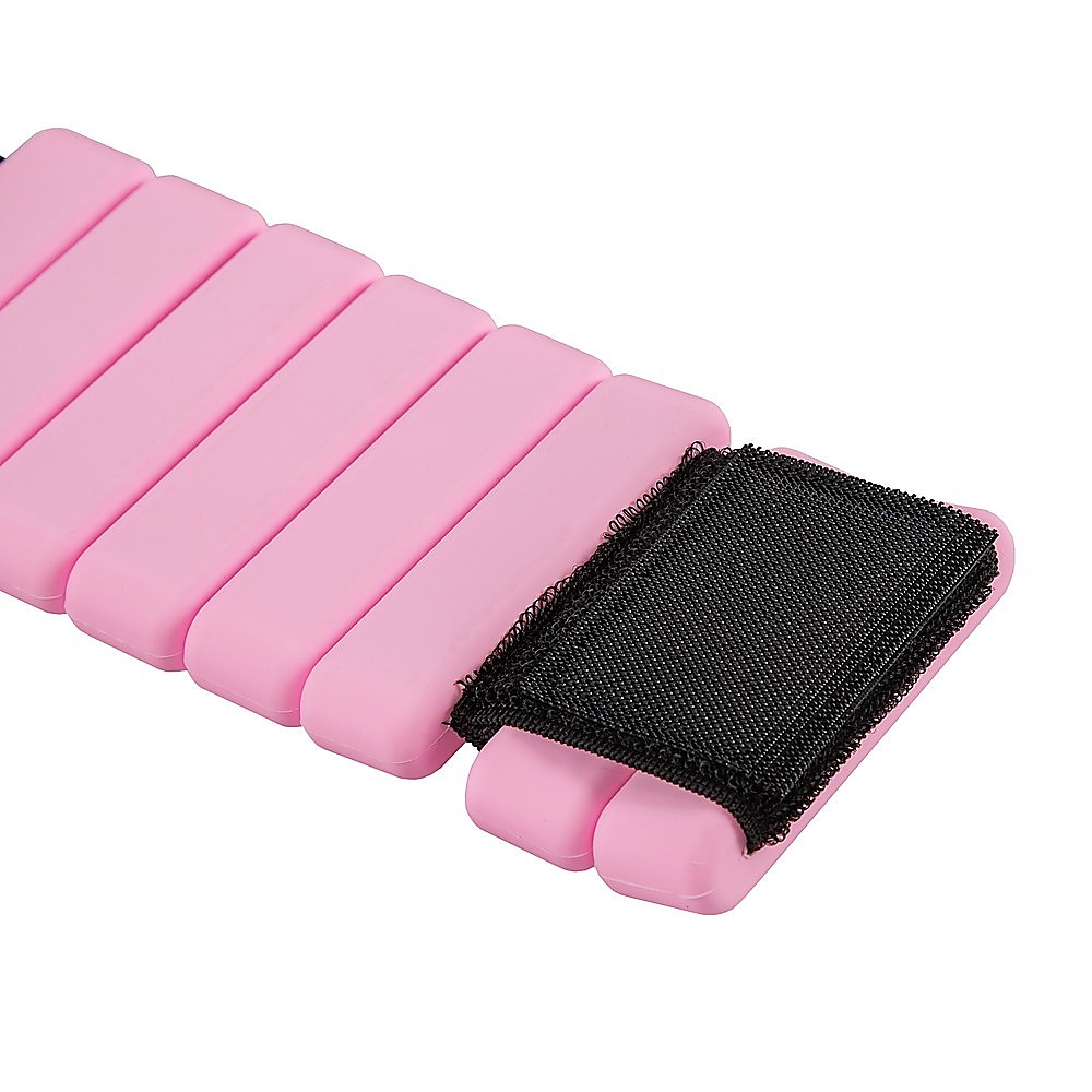 2-Piece Ankle & Wrist Weights โ 2kg Pair Adjustable Workout Bangles (Pink) โ image 4