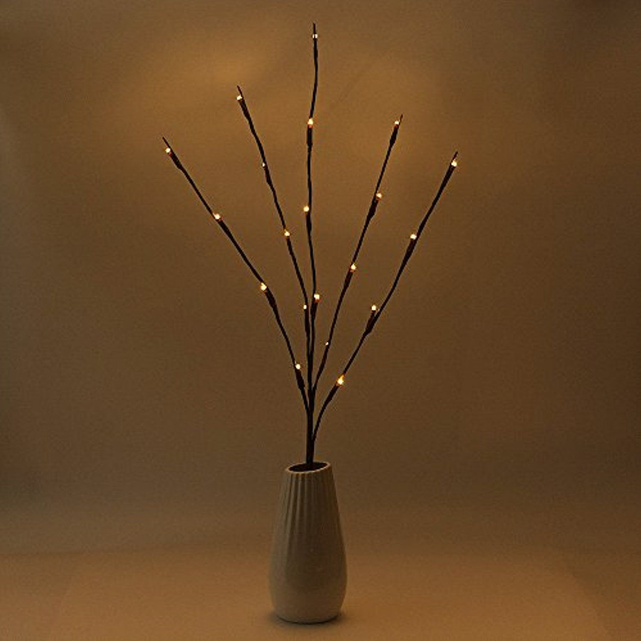 10 Sets of LED Light Bunch Stem - Warm White BATTERY fairy lights - 50cm high 20 bulbs/petals โ image 5