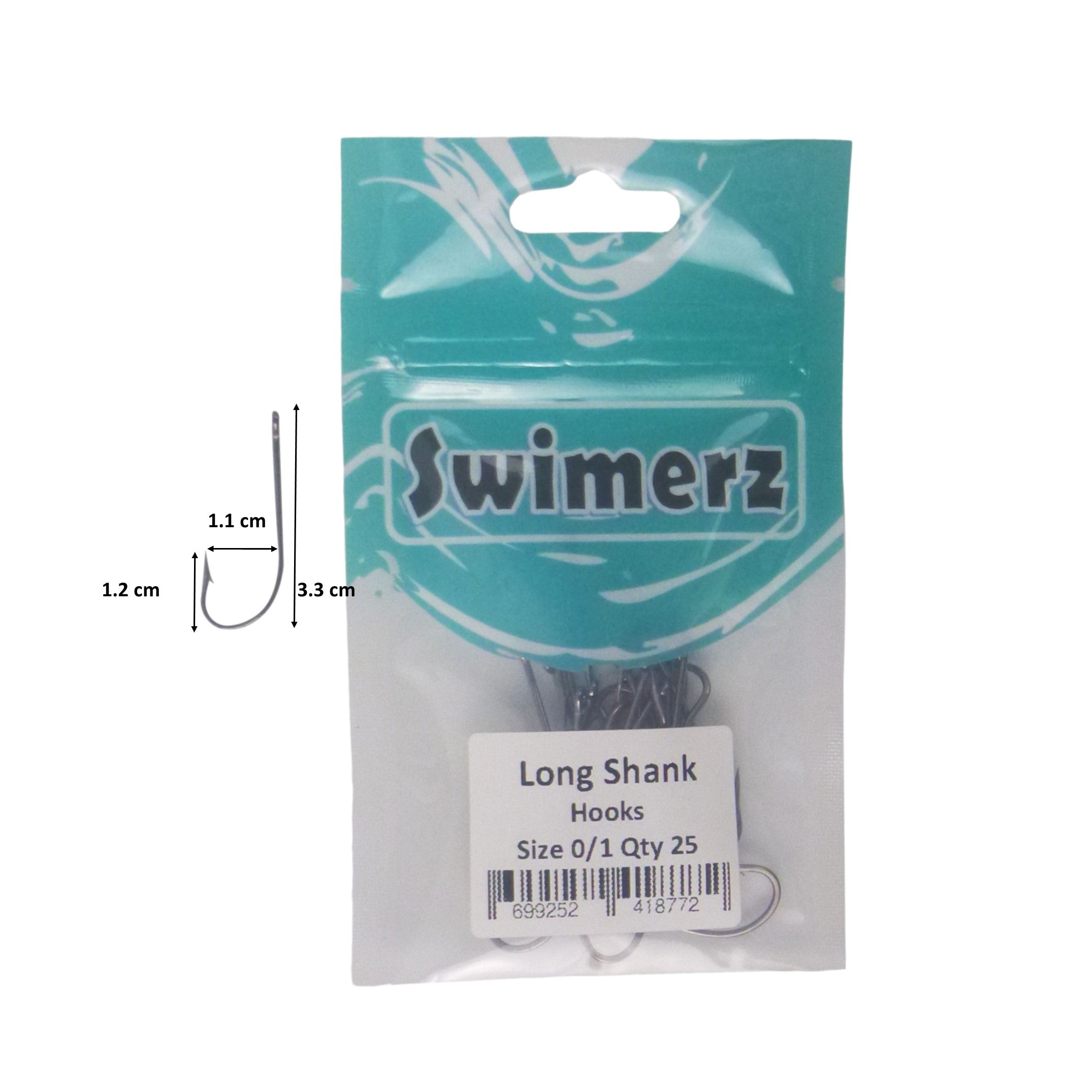 Swimerz 0/1 Long Shank Worm Hook 25 Pack — image 3