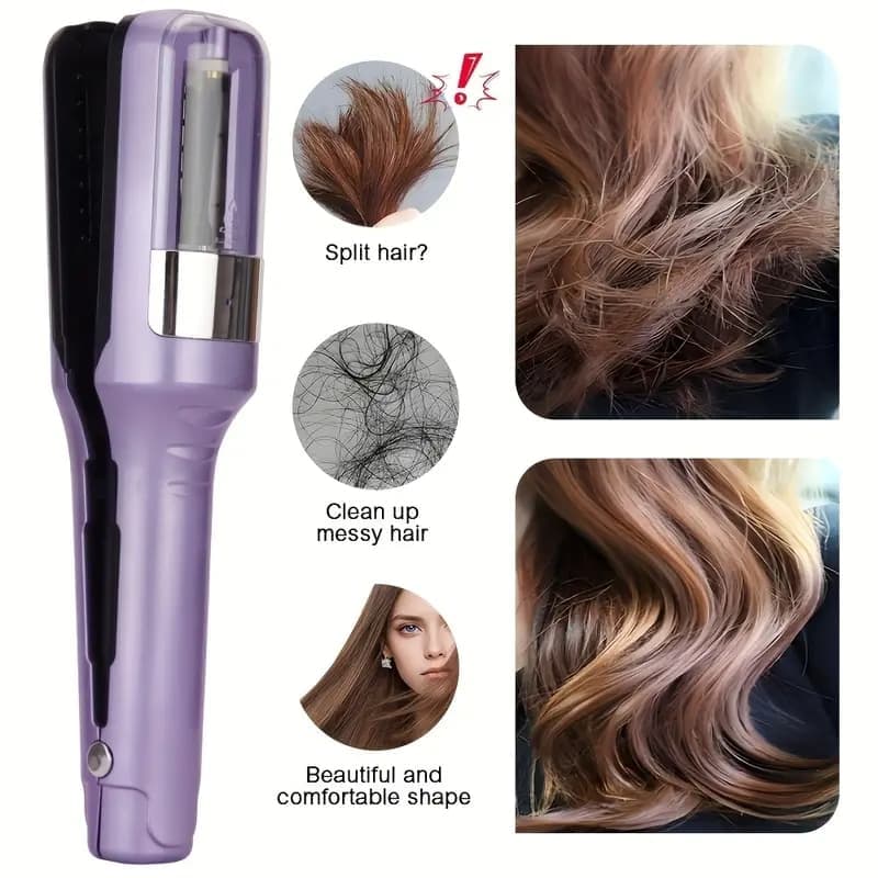Portable Hair Split End Trimmer Rechargeable, Easy to Use for Travel, Protects Hair, New Model, Beige โ image 4