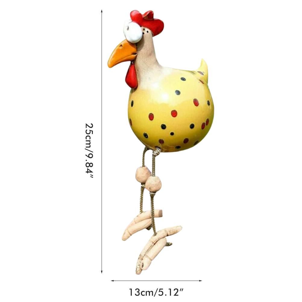 Garden Decoration Ceramic Chicken Hilde Decoration Animal Figurine Ornament for Home Decorative Craft โ image 4