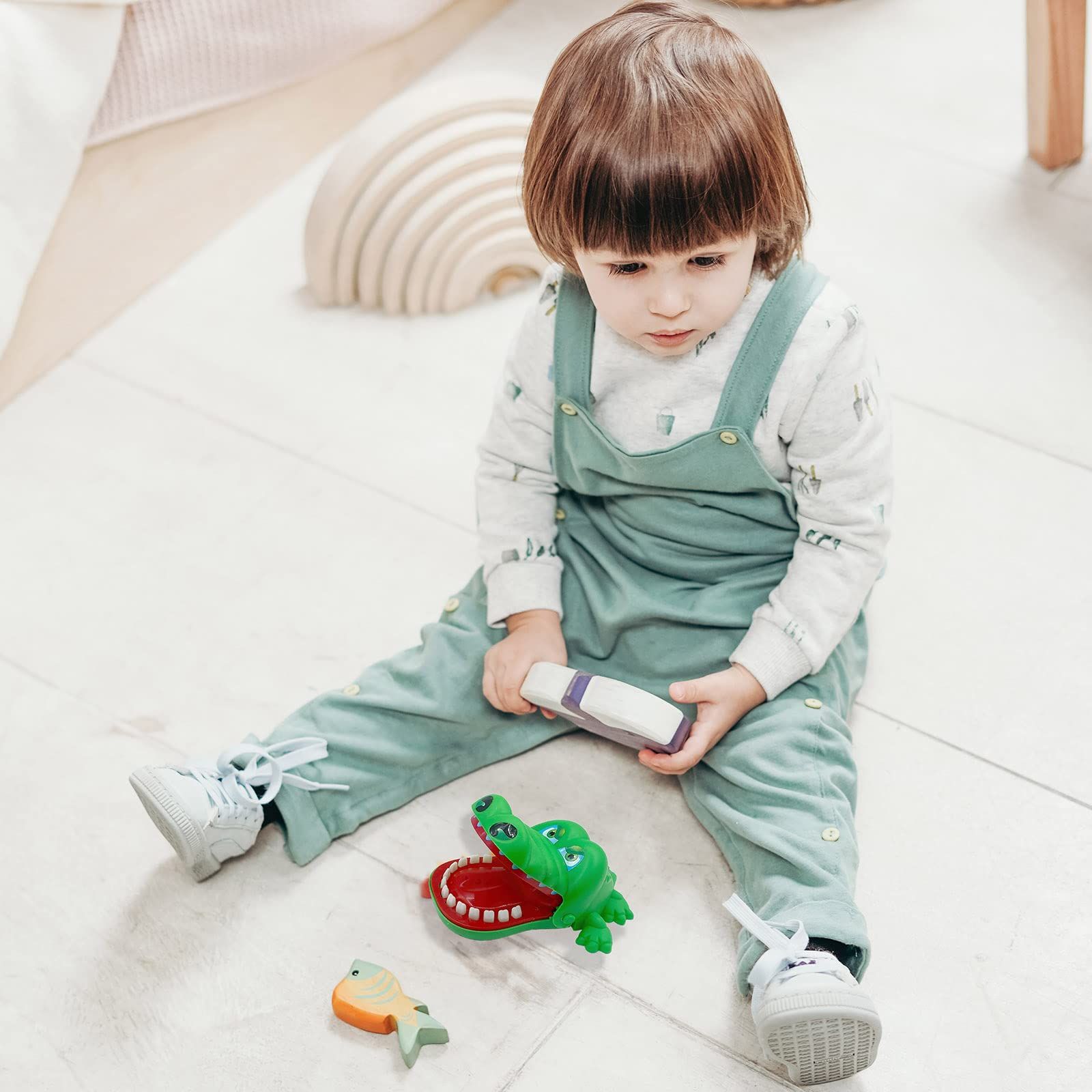 Dentist Game Crocodile Teeth Game Alligator Tooth Game Crocodile Game with Teeth Alligator Game Push Teeth Down (Crocodile) — image 3