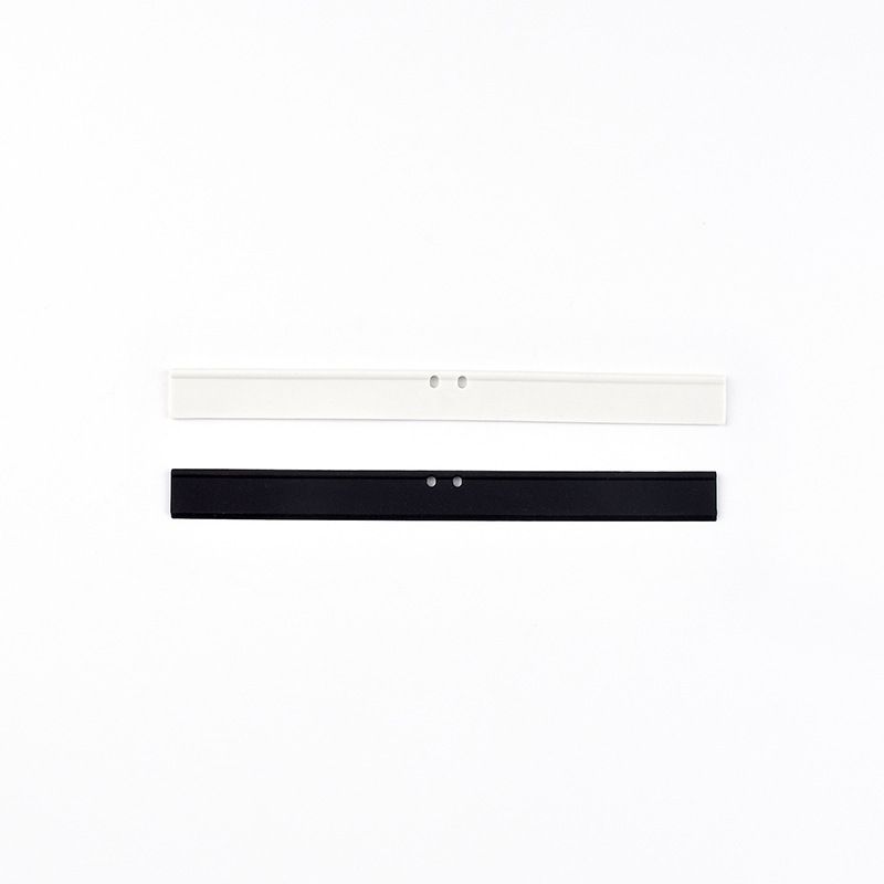 2PCS Replacement Silicon Rubber Squeegee Blade, 10 Inch Black and white Replacement Silicon Rubber Squeegee Blade — image 3