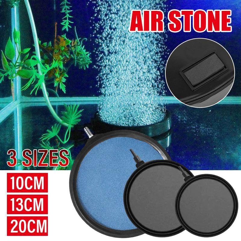 Air Bubble Disk Stone Aquarium Aerator Fish Tank Pump Hydroponics Oxygen - 20cm — image 2