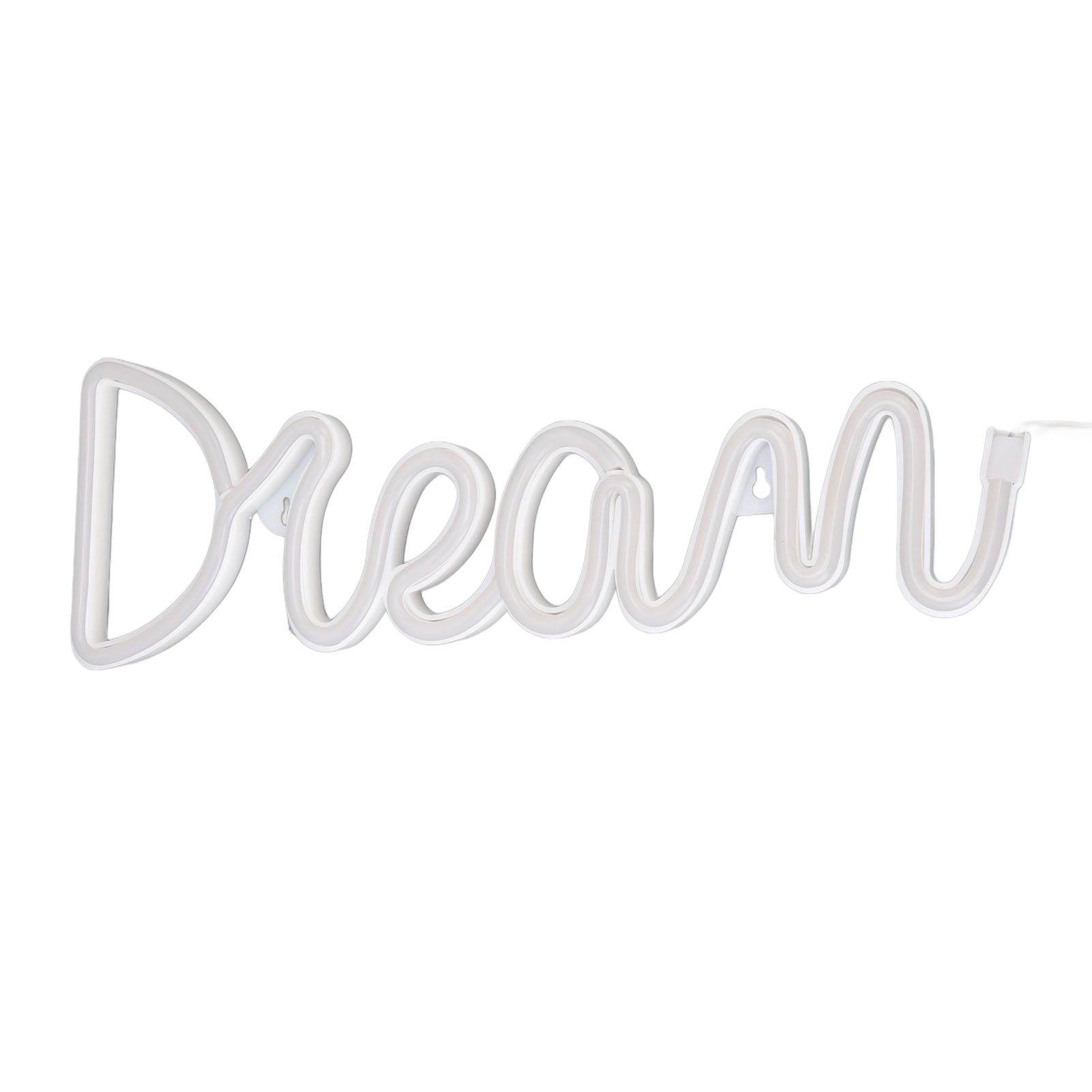 LED Neon Light Dream Battery USB Operated Neon Wall Light for Bedroom Living Room Bar Party Christmas Wedding — image 5