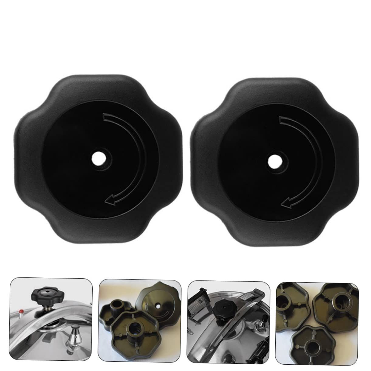 2pcs Pressure Cooker Knob Pressure Cooker Safety Valve Propane Oven Pot Cover Handle Stoves Float Steam Release Handle Stove Knobs โ image 4