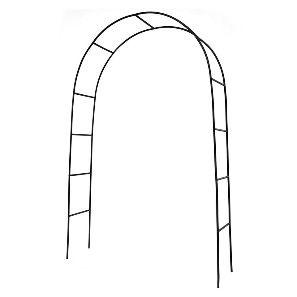 Rustproof Metal Garden Patio Arch Rose Arbour Archway Climbing Plant Trellis AU