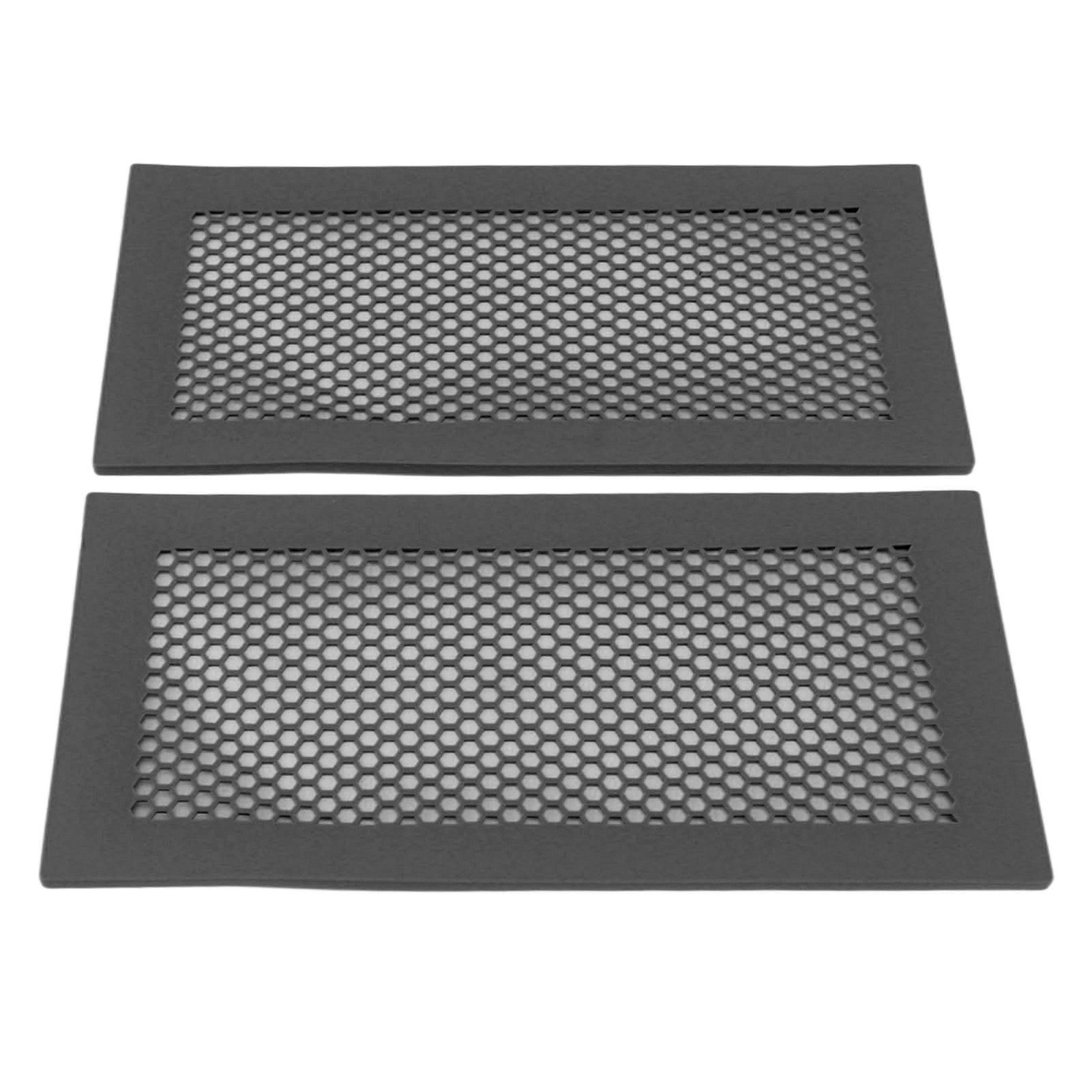 2Pcs Baby Proof Vent Cover Child Proof Safe Soft Silicone for Home Floor Catch Debris Hair Insect Black โ image 2