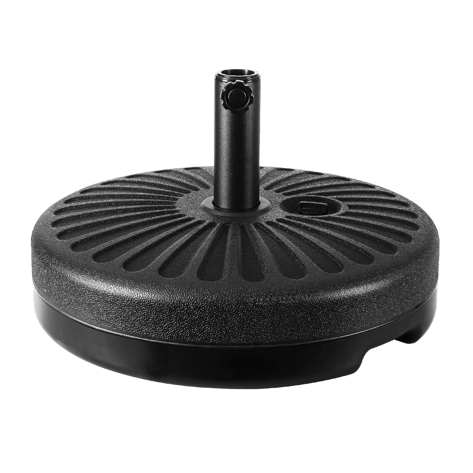 Instahut 3m Outdoor Umbrella w/Base Pole Umbrellas Garden Sun Stand Deck Charcoal โ image 3