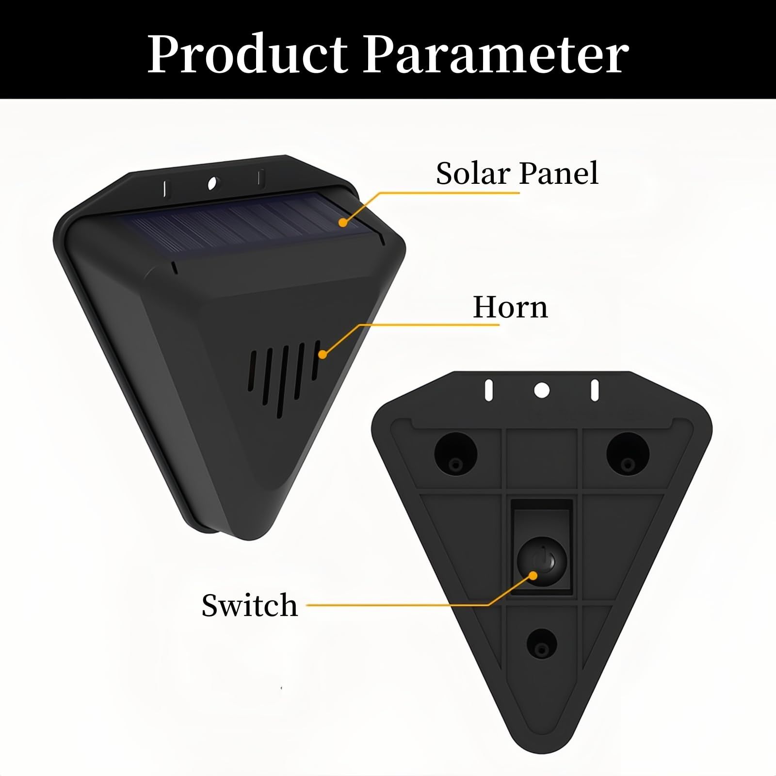 Solar bird repellent device with waterproof 360 ° all-round protection and multiple sound barriers suitable for outdoor courtyards — image 4