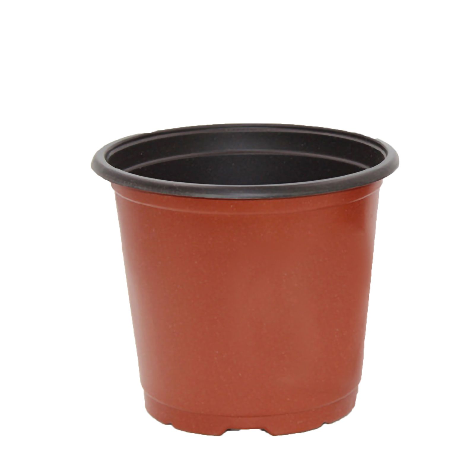 Thickened Plastic Plant Nursery Pot 2 Color Seedling Pot Flower Plant Container for Garden BalconyCaliber 140mm / 5.5in