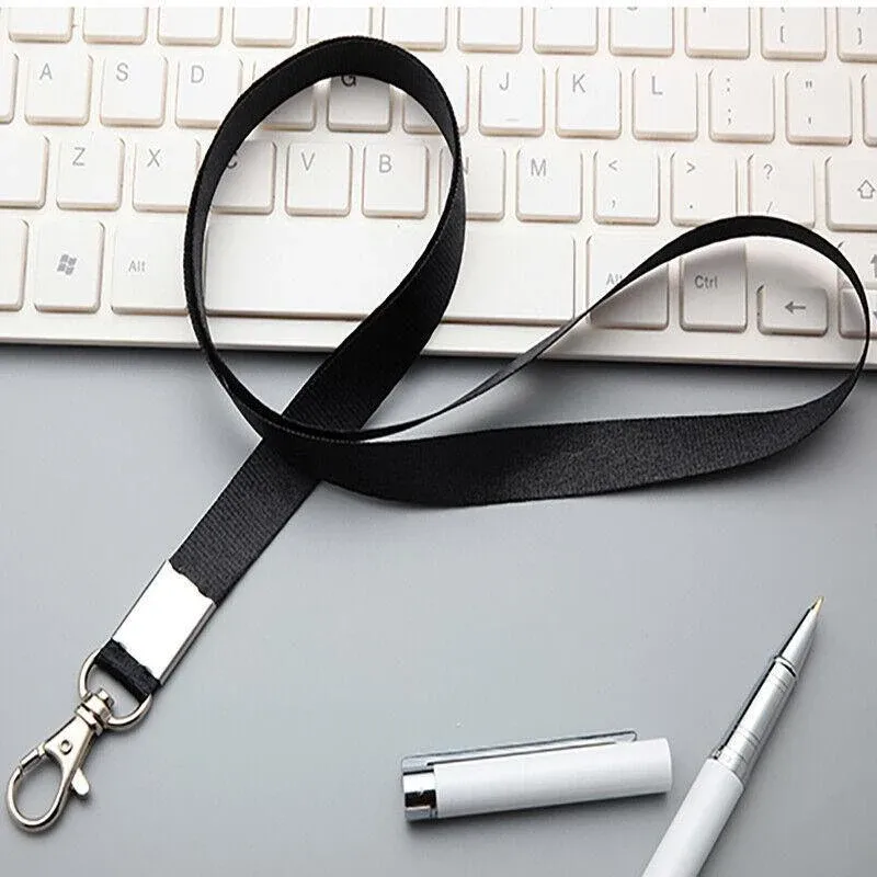 Neck Strap with Clip for ID Badge Name Tag Card Holder Lanyard - Grass Green โ image 3