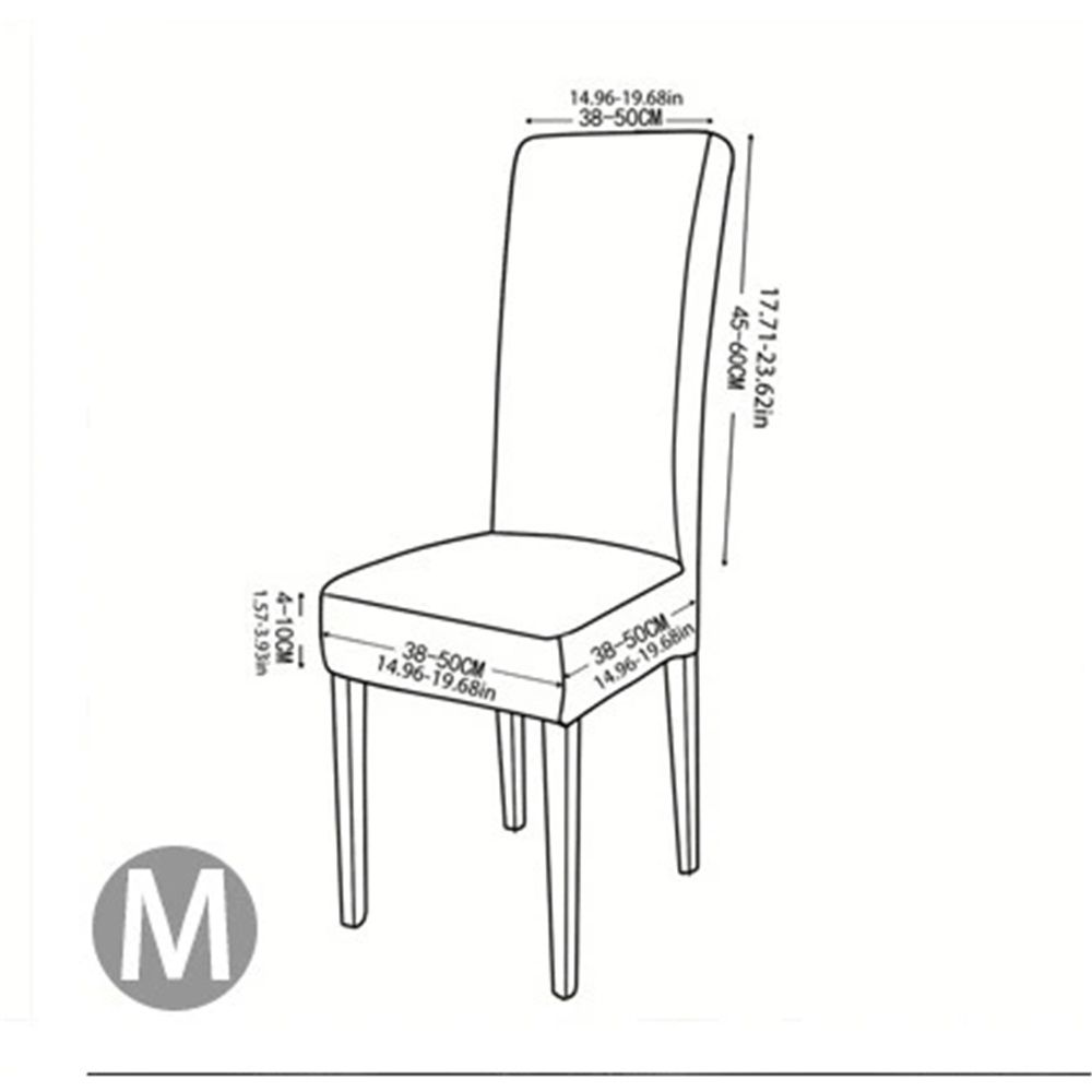 Stretch Dining Chair Covers Waterproof PU Leather Chair Slipcovers Chair Protector Cover Universal Chair Covers for Dining Room Kitchen Hotel (Set of — image 5