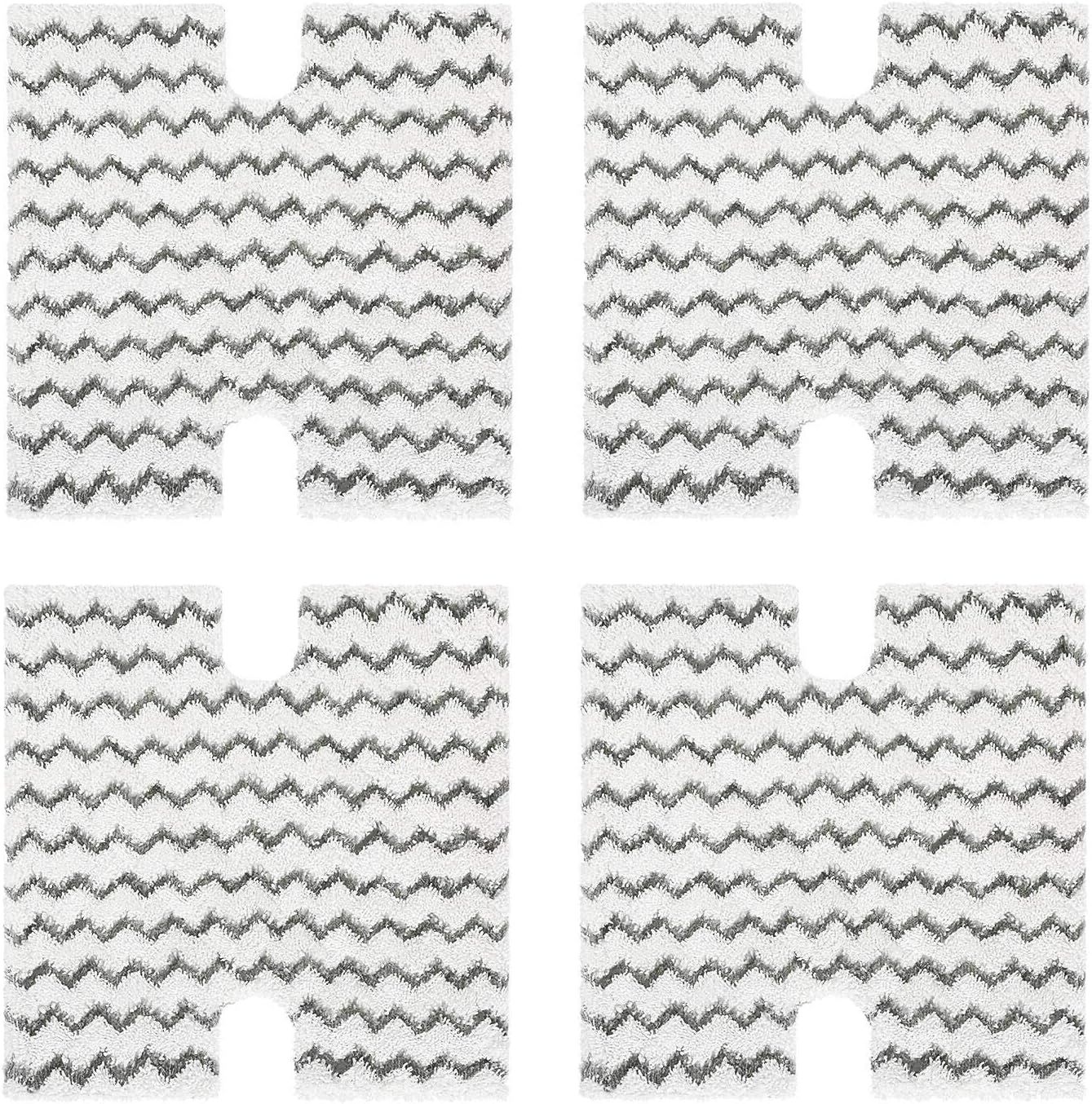 4 Pack Steam Mop Pads Replacement or Shark Lit-Away Pro & Shark Genius Mop System Pocket Mop S3973 S3973D S3973WM S5001 S5002Q S5003A S5004 S5004W S6001W