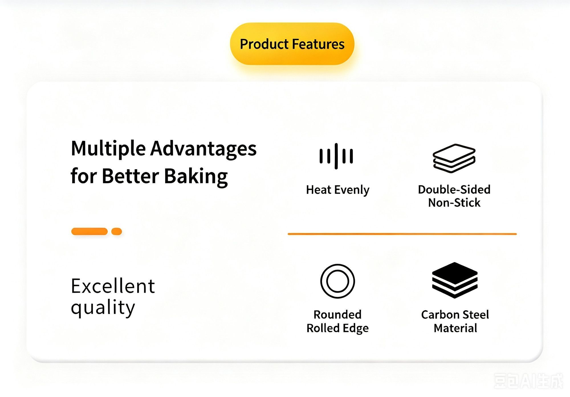 Non-Stick Muffin Baking Tray, Household Oven Cake Bread Mould, Gold 6-Cup Baking Pan, Set Of 2, Essential Home Baking Tool ā image 4