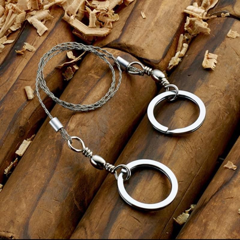Wire Saw Survival I Stainless Steel Pocket Chainsaw Backpacking Gear I Light Weight Cable Cutting String I Emergency Camping โ image 3