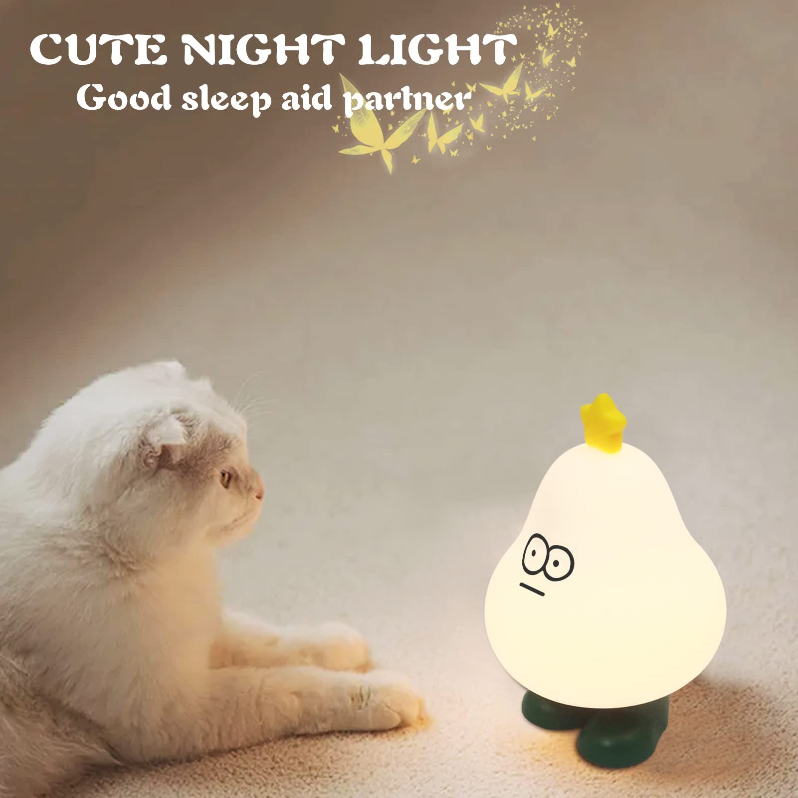 Rechargeable Birthday Gift for Teen Girls Baby Portable Led Nursery Nightlight Night Light for Bedroom and Kids Room Decoration — image 5