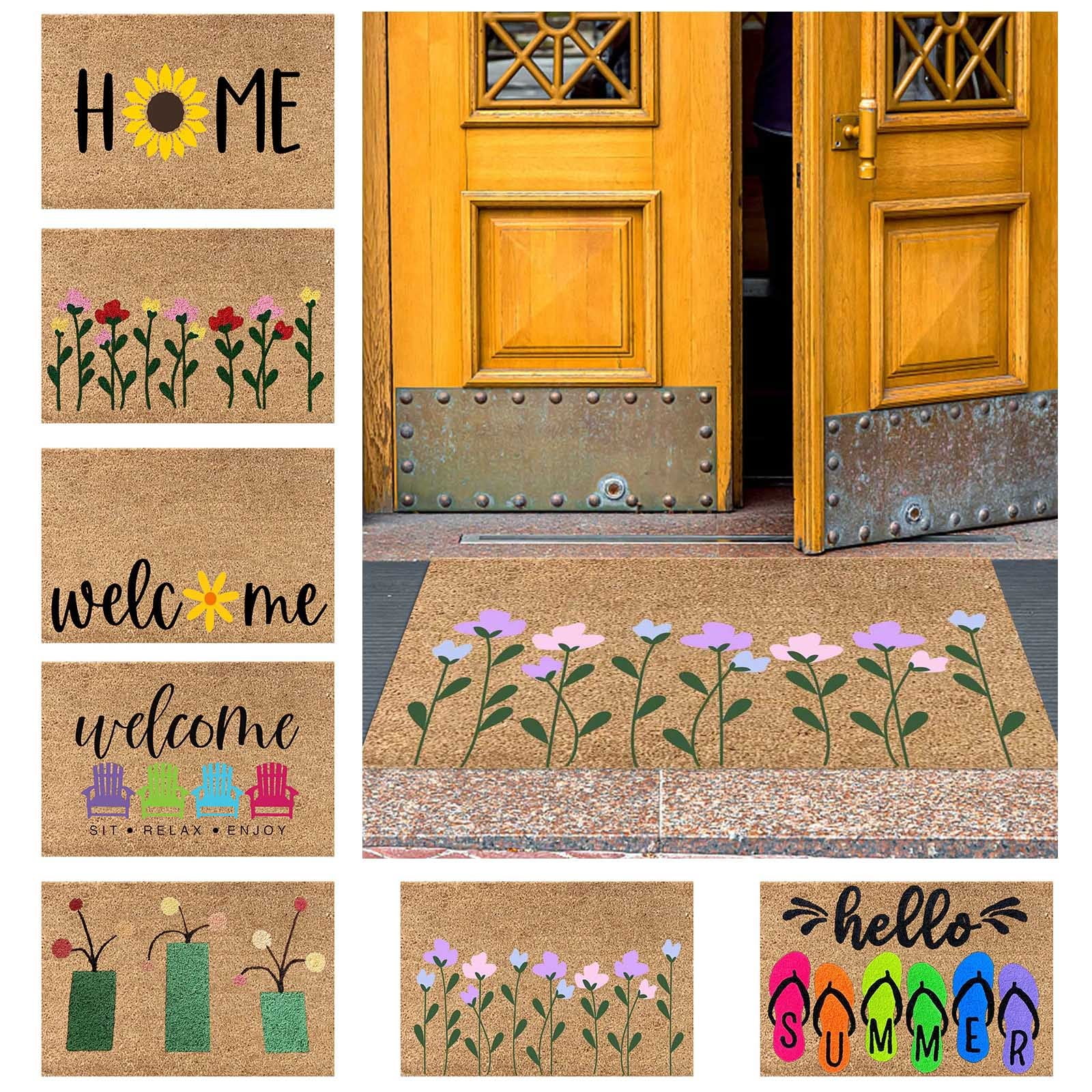 16x24 inch Doormats for Outdoor Entrance Home Waterproof Floor Mat Outdoor Rug Front Door Spring Mat Floor Decor Outdoor Summer Decor Spring Rugs Mat for Front — image 4