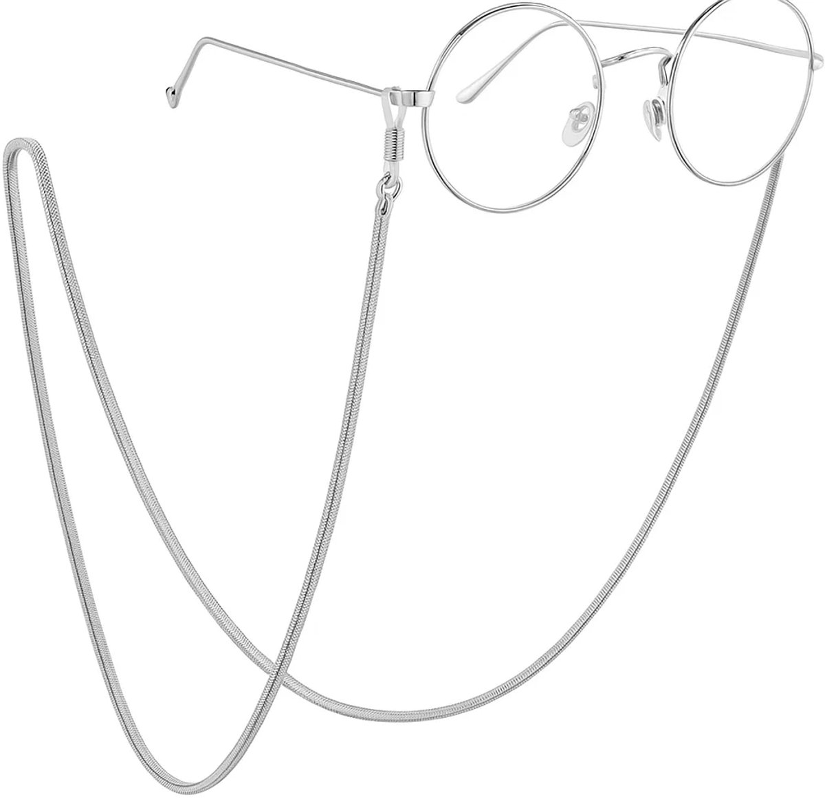 Silver Glasses Cord | Sunglasses Cord | Glasses Chain | Glasses Cord | Stainless Steel | 72 CM — image 3