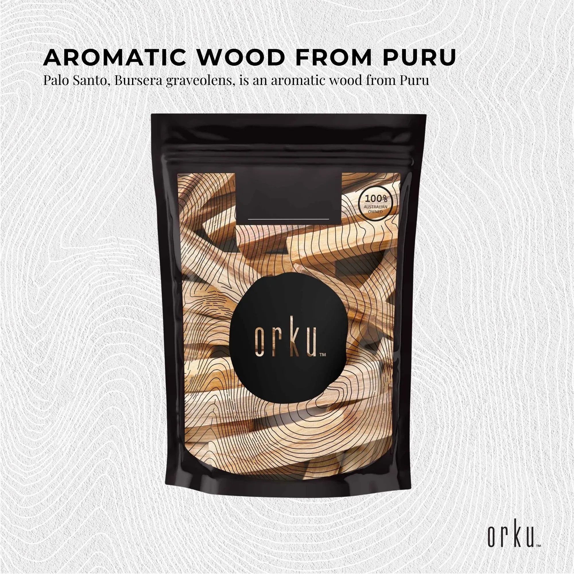 Orku 50g Palo Santo Holy Wood Incense Sticks — image 3