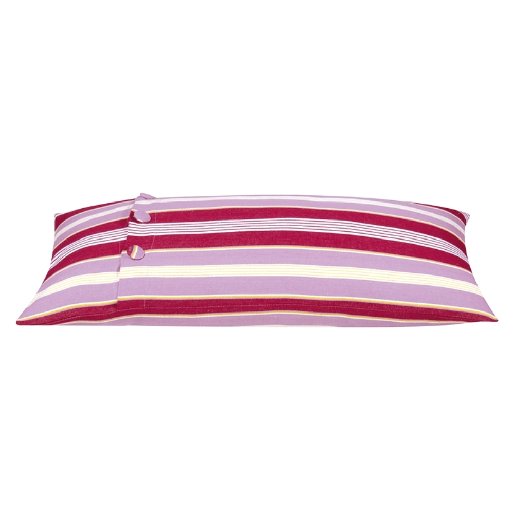 Coste Fuchsia 35 × 70cm Multicoloured Striped Cushion Cover