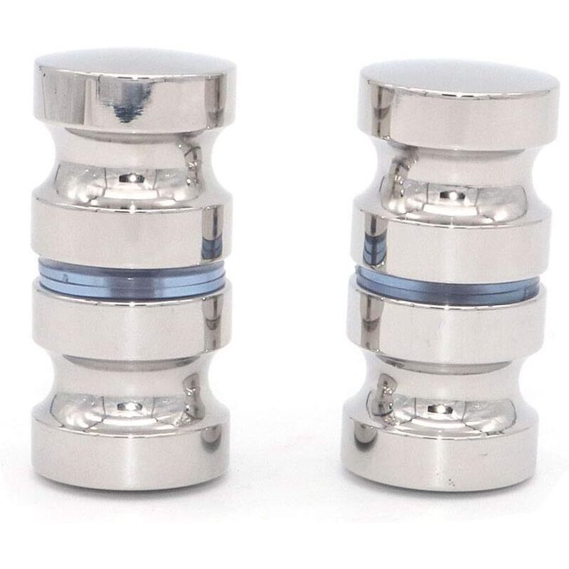 2 Pack 304 Stainless Steel Round Shower Door Knobs Polished Chrome โ image 4