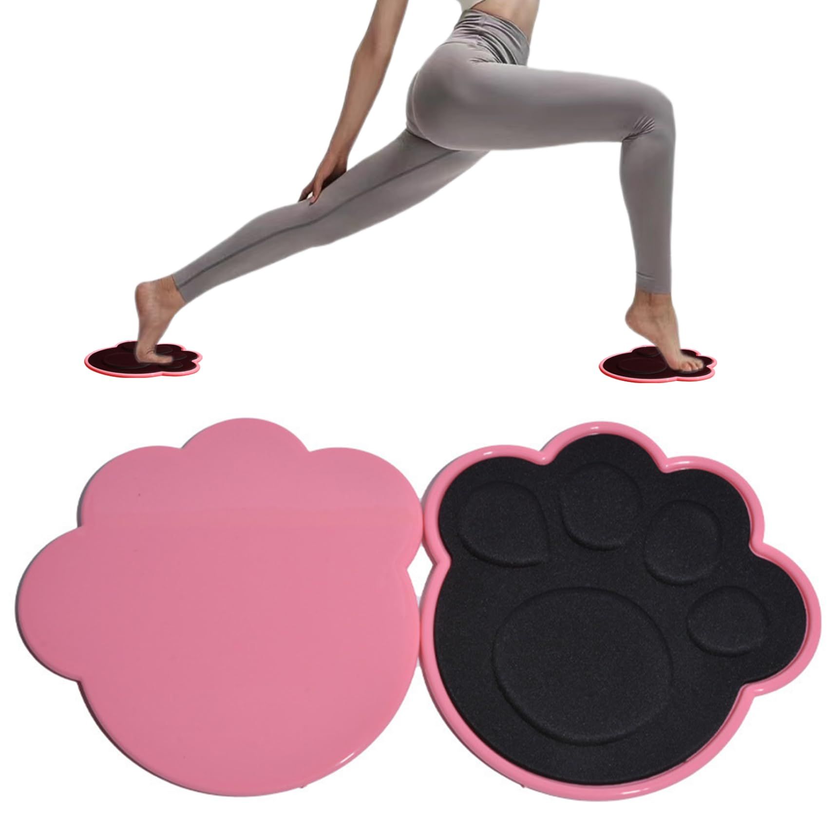 Sliders for Working Out, 2 Pair Paw Shaped Workout Sliders Disc, Dual Sided Exercise Gliding Discs,Sliders Workout Equipment — image 2