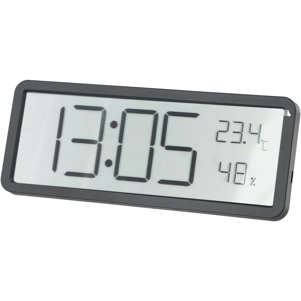 Digital Wall Clocks Battery Operated,Modern Wall Clocks for Living Room Decor, Simple Digital Wall Clock with Temperature/Date/Time, Small Desk Clock for — image 4