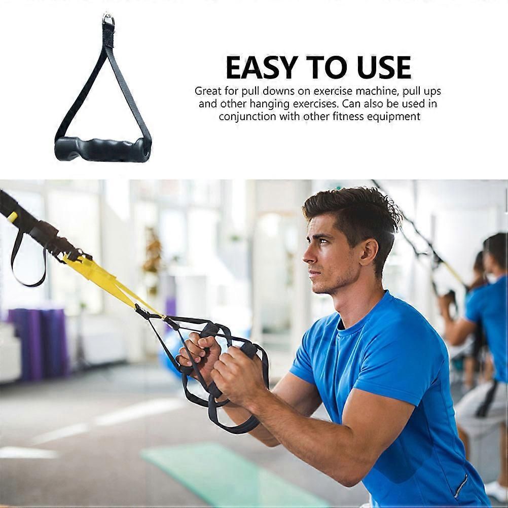 Fitness Equipment Tricep Training Tool For Home Exercise Black 15x8.5cm Muscle Training 1 Pair โ image 3
