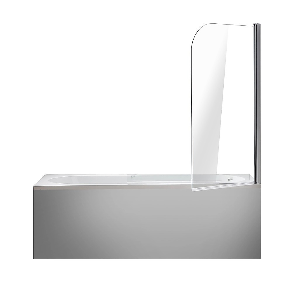 180 Degree Pivot Door 6mm Safety Glass Bath Shower Screen 800x1400mm By Della Francesca