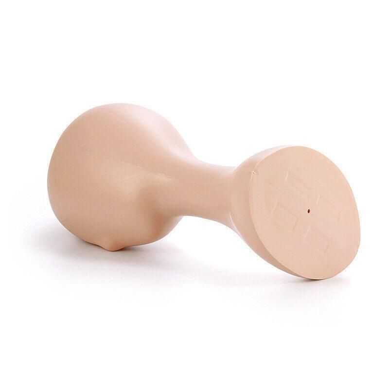 Display Stand Female Mannequin Head for Wig Hat Scarf Hair Model - Black — image 6