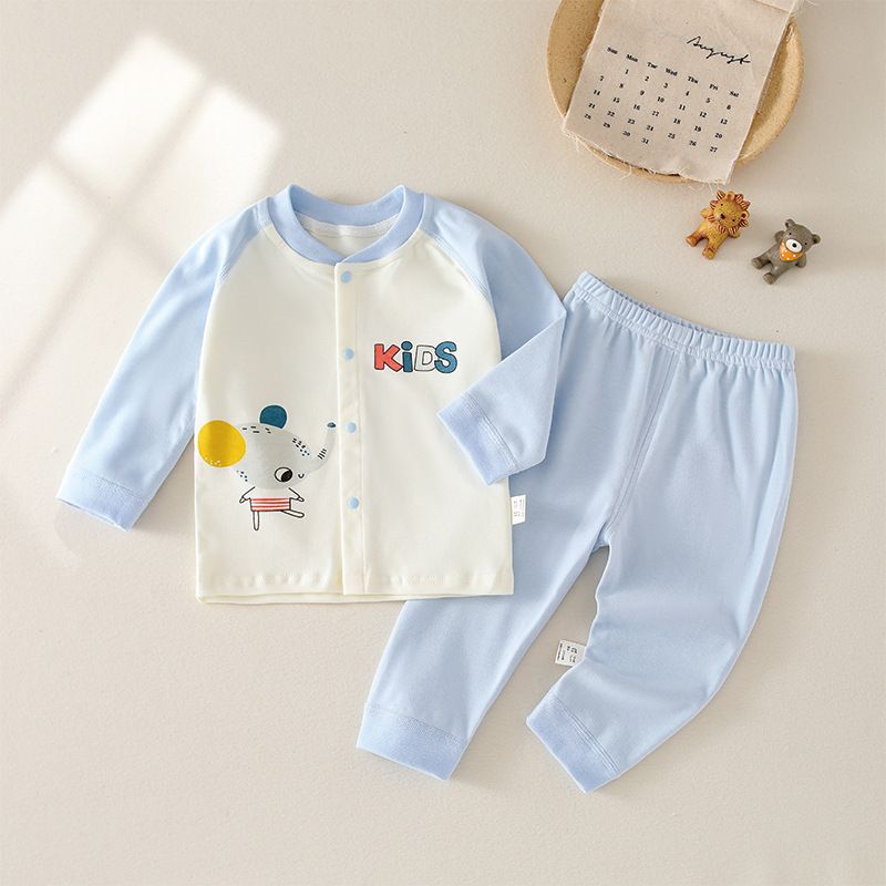 It's Warm Baby Cotton Two Piece Set Long Sleeve Cartoon mouse (flesh color) 73CM — image 4
