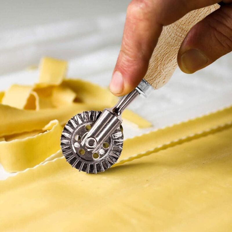 Ravioli Mold, Ravioli Cutter With Wooden Handle And Edge Utensils For Kitchen Accessories - 3 pcs Set — image 4