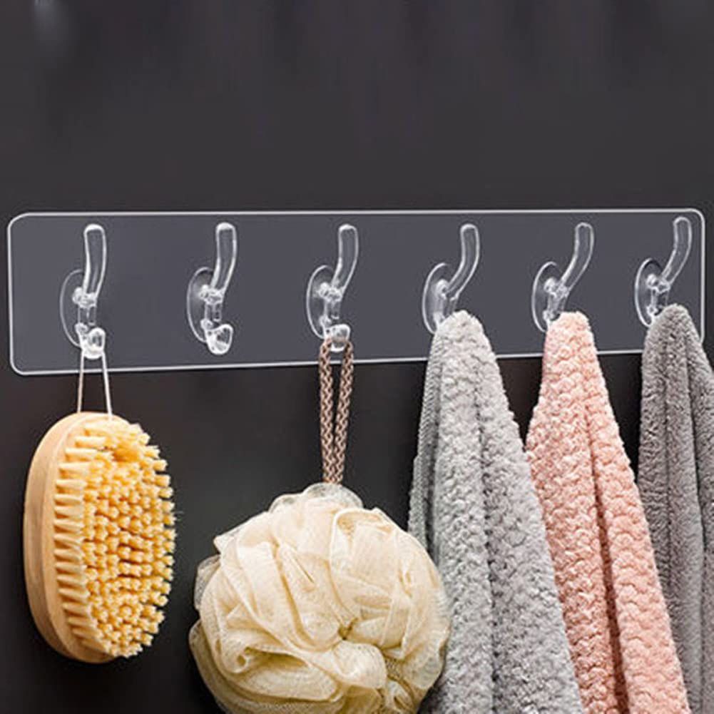 Kitchen Bathroom Hooks Waterproof Wall Hooks