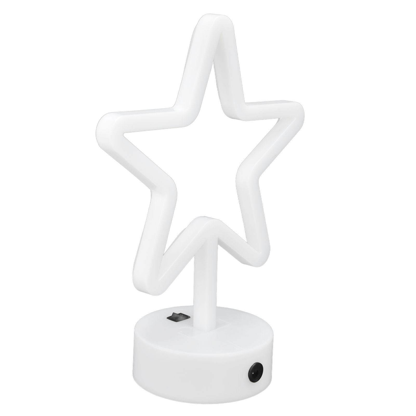 LED Desk Lamp USB Five Pointed Star Warm Light Neon Sign Bedroom Bar Holiday Decoration Light โ image 4