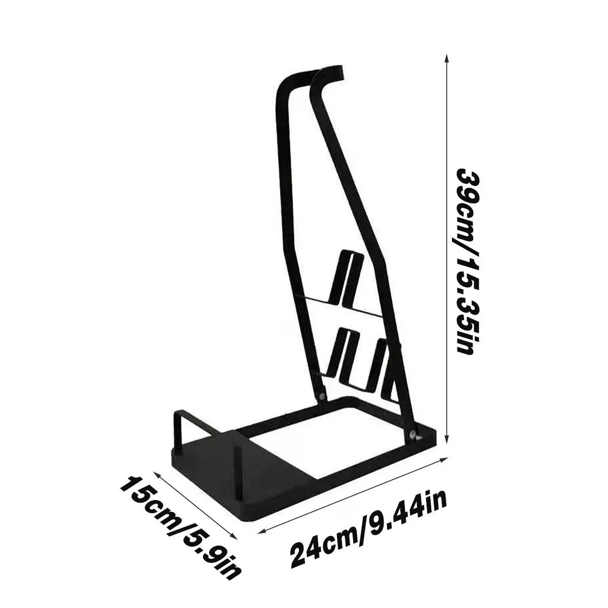 Modern Vacuum Cleaner Storage Rack Holder for Living Room Home Organizer Stand - White β image 4