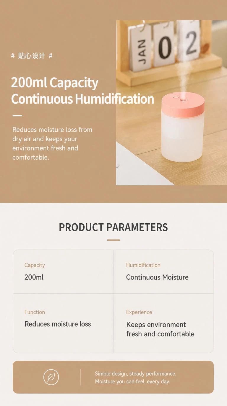 4 Pack USB Humidifier White, Bulk Holiday Gift — image 4