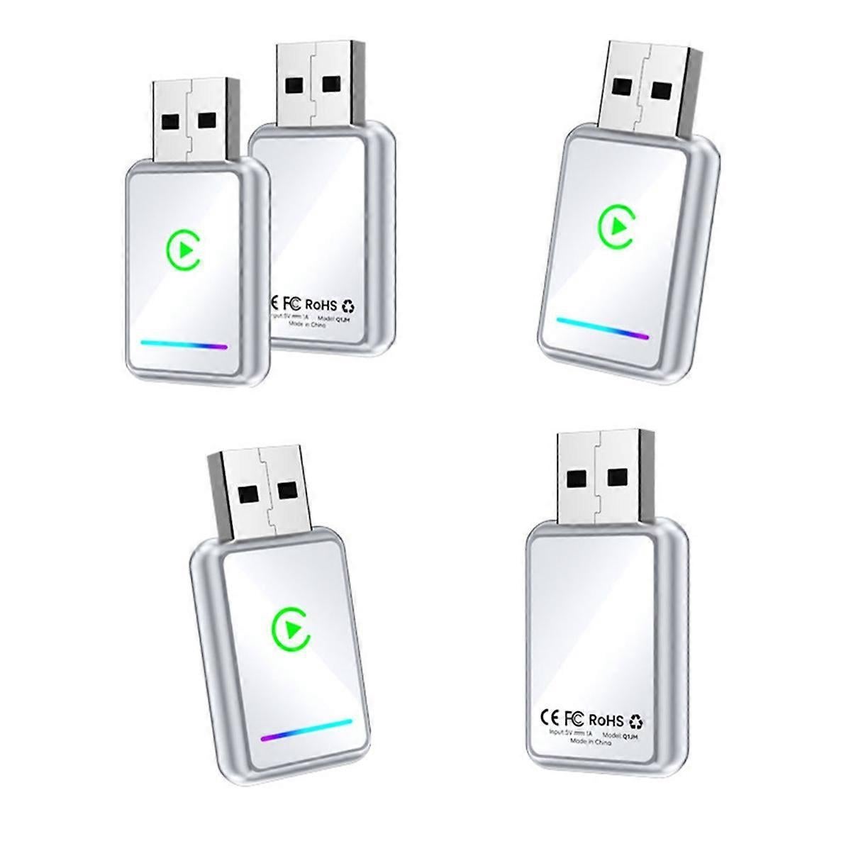 2-in-1 Wireless CarPlay Adapter USB Dongle for CarPlay & Android Auto — image 4