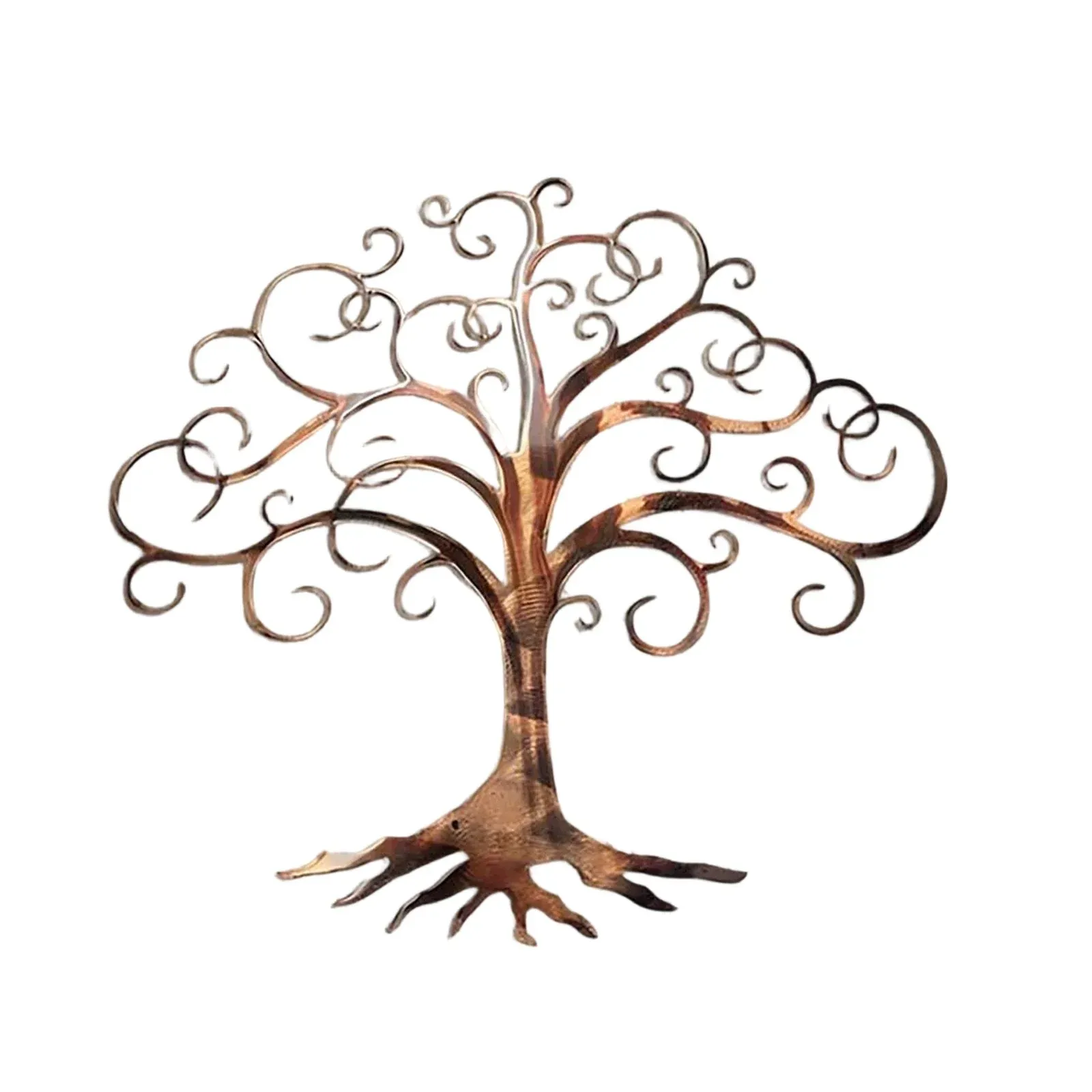 Waterproof Iron Metal Wall Art Decor, Modern Hanging Ornament for Outdoor Garden Patio, 11.81 × 9.84 in — image 2