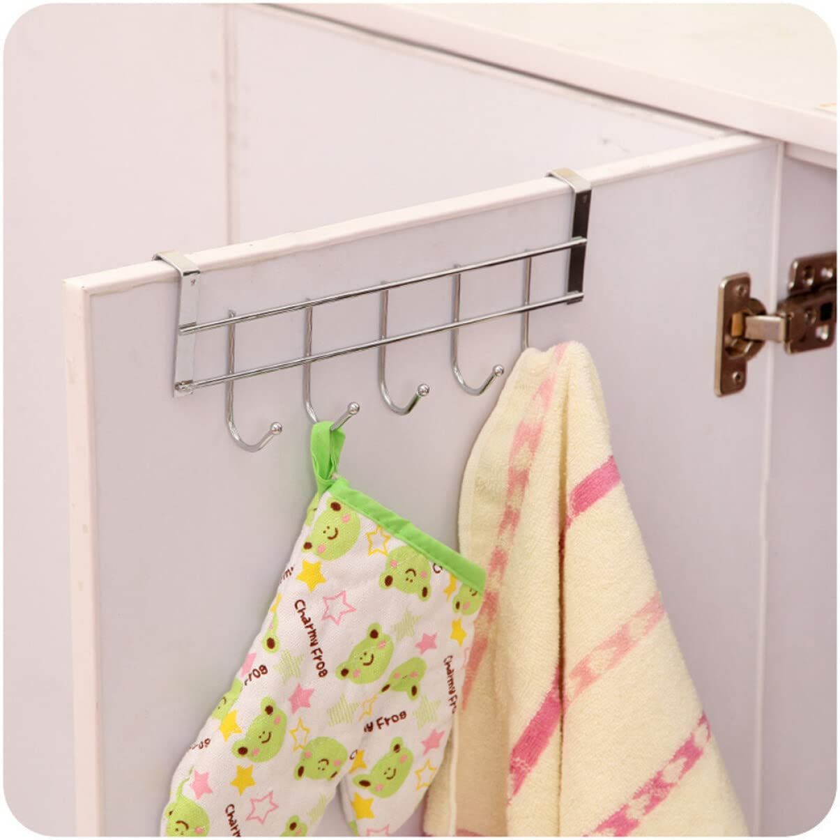 5 door hooks, hangers for shirts, clothes hooks, robes, kitchen and bathroom towels, hangers for clothes racks, hooks behind doors — image 5
