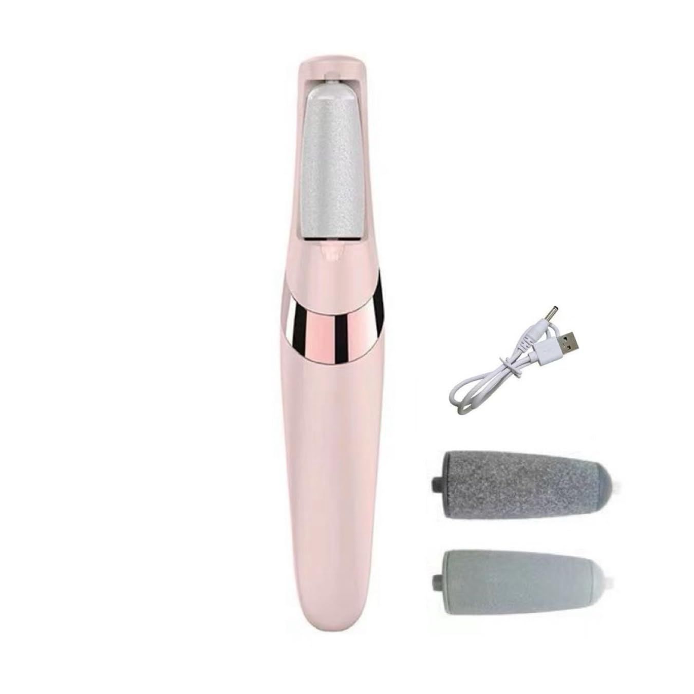 Electric Foot File Hard Skin Remover - Ergonomic Handle Design Foot Callus Remover - Rechargeable Foot File Heel Scraping