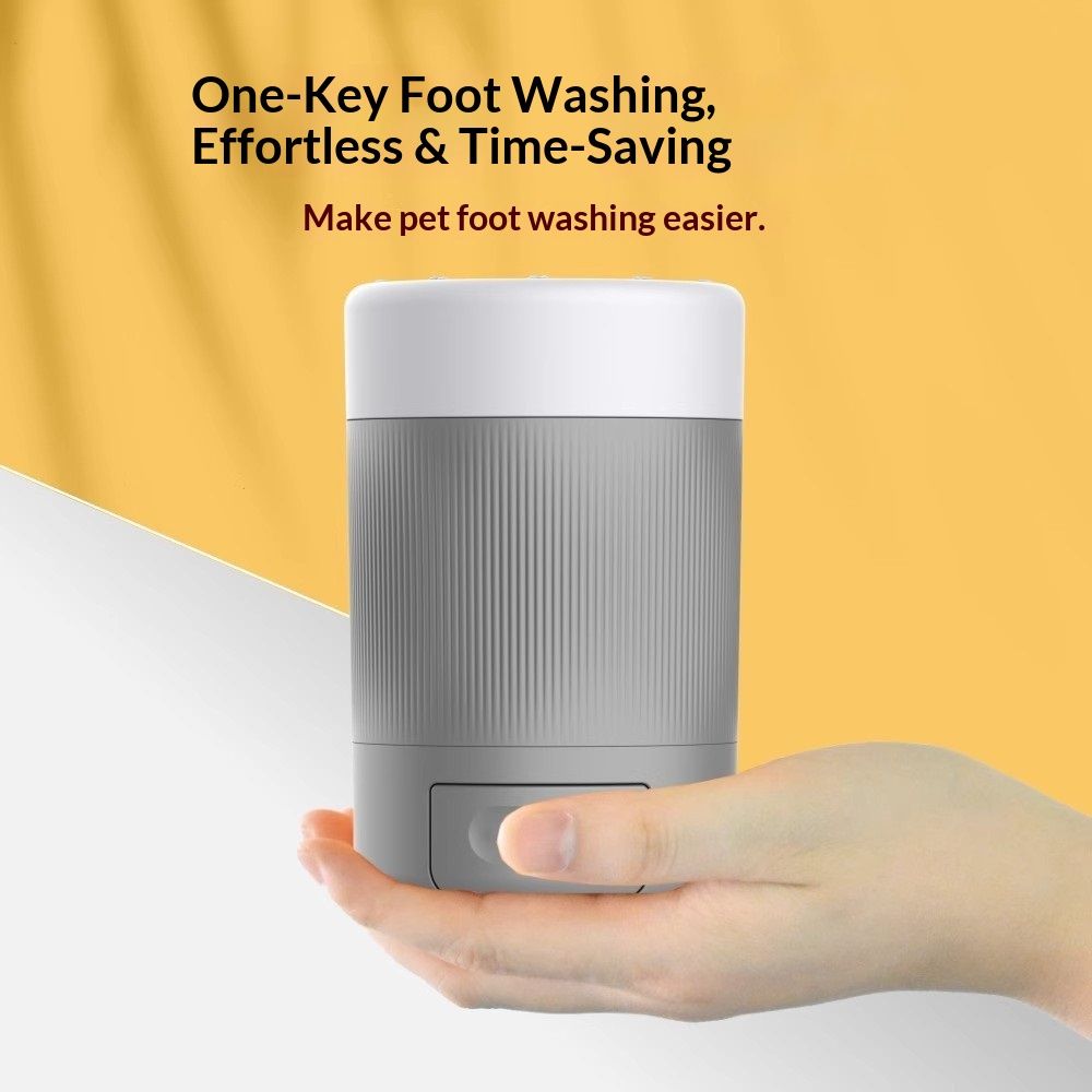 Dogs Paw Washer for Muddy Paw Cleaner Pet Foot Cleaner for Any-Size Pet Paw, Dog Foot Washer,Grey — image 2